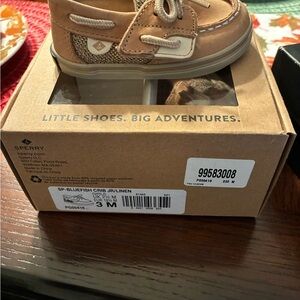 Sperry Baby Tan Boat Shoes